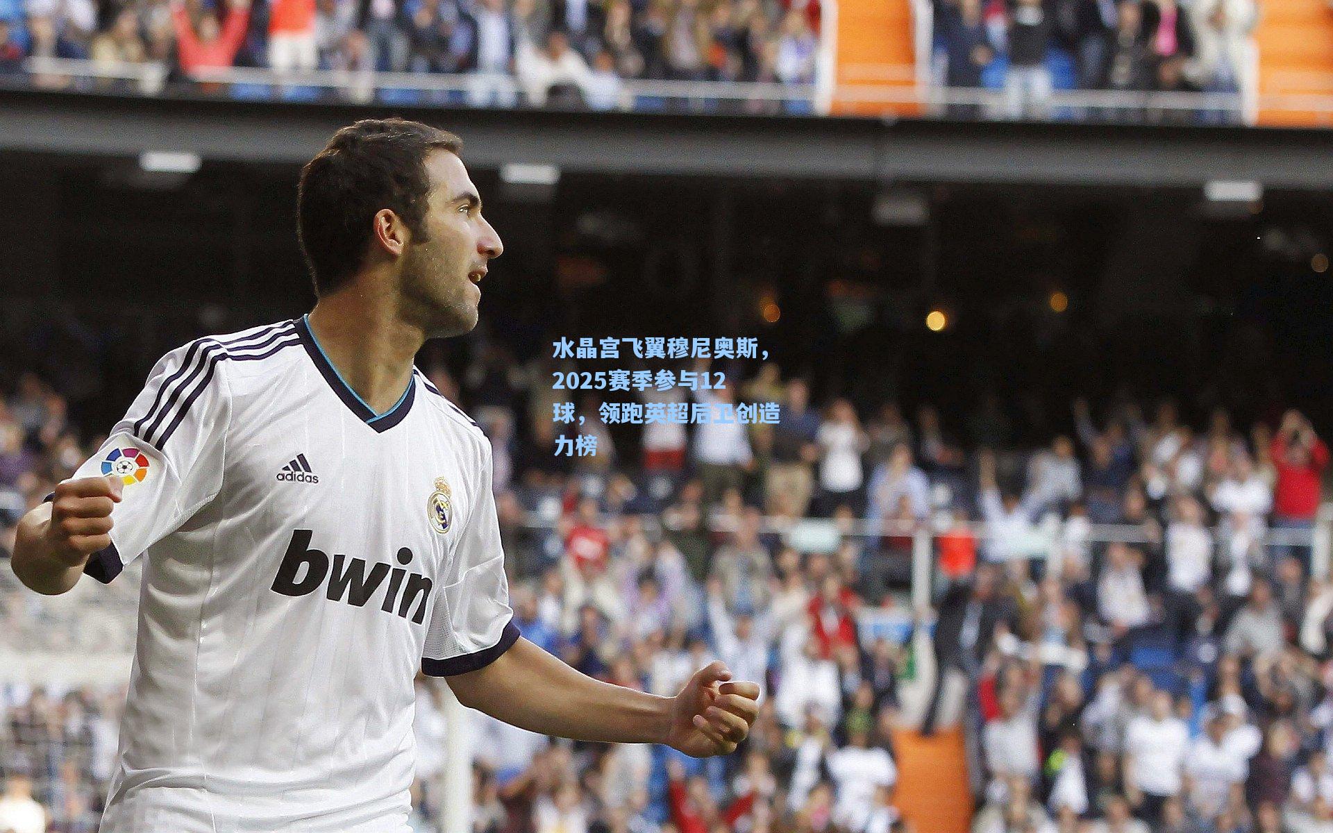 水晶宫飞翼穆尼奥斯，2025赛季参与12球，领跑英超后卫创造力榜